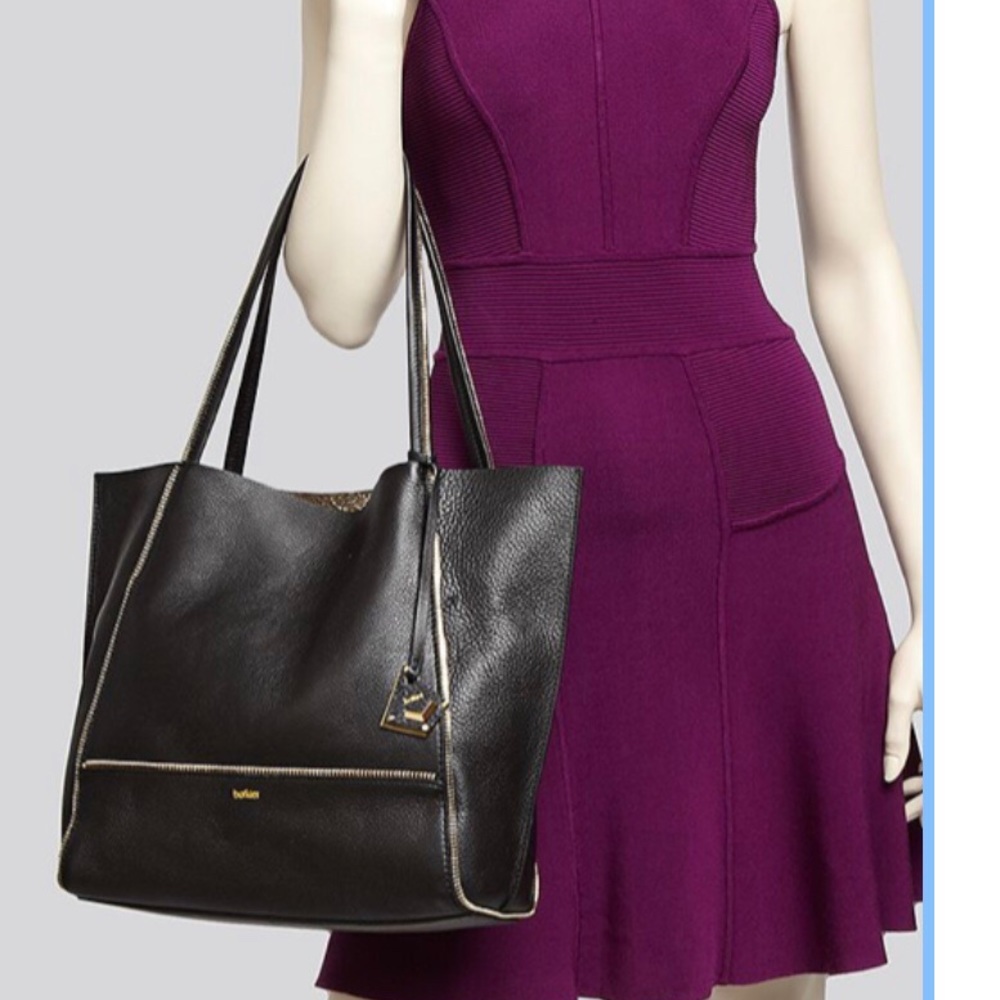 New Beautiful Botkier Soho Tote With Gold Interior